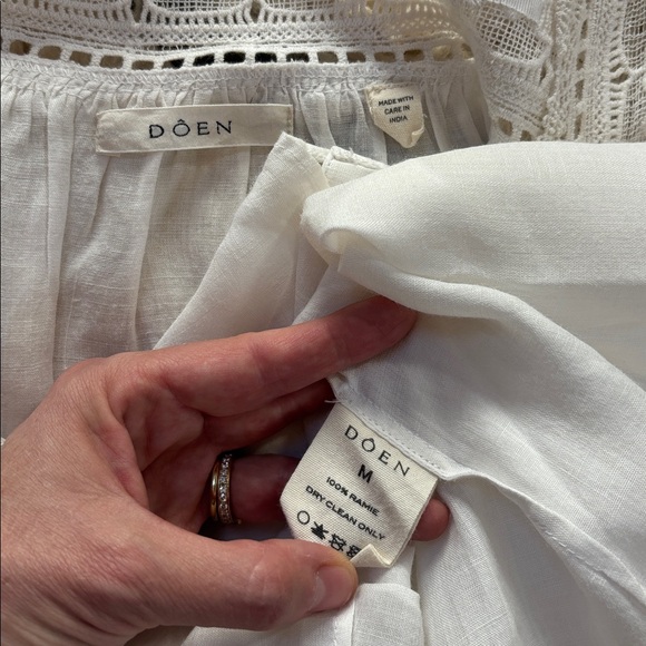 Doen White Lace Blouse - Picture 7 of 16